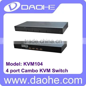 Daohe 4 Port Combo KVM Switch thumbnail-1
