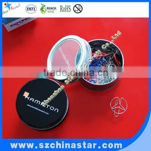Beautiful Shapes Paper Clip With Tin Box(D65*H30mm) thumbnail-1