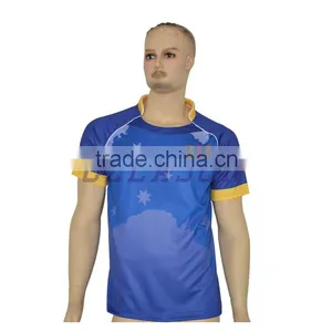 2016 Customized Sublimated Rugby Jerseys Custom Your Own Fashion Rugby Jersey thumbnail-2