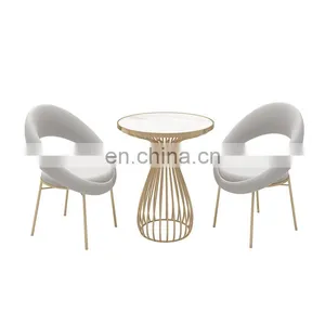 Nordic Modern Milk Tea Shop Fabric Sofa Dessert Shop Coffee Shop thumbnail-1