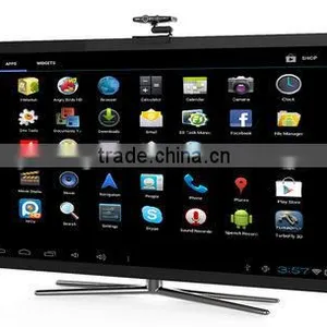 2013 New Hot Selling With Camera (5.0 MP) Android 4.0 tv Box Portable Android Mini PC HD2 Dual Mic AV WiFi RJ45 tv Box for Skype thumbnail-5