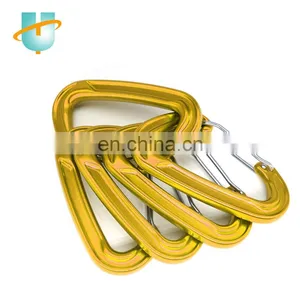 Unitone Warehouse 18KN Super D Type With Wire Gate Use For Hammock or Wild Sports Aluminum Caribiner thumbnail-3