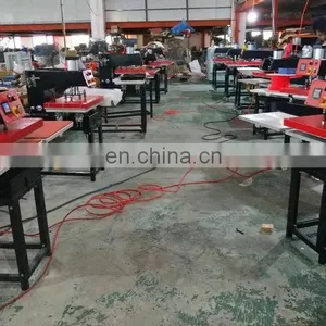 LCD Pneumatic Automatic Double Station Pneumatic Heat Press Machine (38*38cm/40*50cm/40*60cm Optional,custom-made Welcomed ) thumbnail-5
