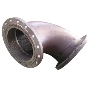 Wodon CCO Wear Resistant Pipe With Flange for Coal Power and Steel Plant thumbnail-1