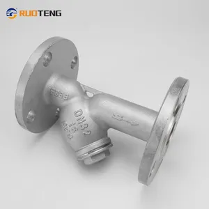 [Ruoteng] Simple Structure Complete Specifications Water Oil Gas Normal Temperature SS304 Internal Flanged Y-Strainer thumbnail-4