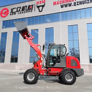 High Power HZM816 1.6Ton Mini Small Compact Wheel Loader With OEM Service for Farming or Construction thumbnail-3