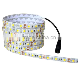 IP65 5050 60leds/m Warm White LED Strip thumbnail-1
