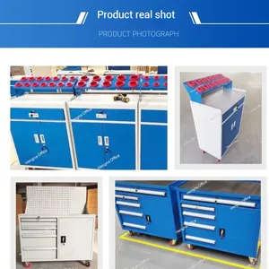 Hengna Rolling Tool Storage Cart With Heavy Duty Sliding Drawers – Ideal for Construction Sites, Model T-500 thumbnail-4