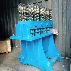 Newly Designed Steel Brushes for Excavators Used in Tunnel Engineering for Rapid Cleaning and Excavation, Four - Row Widened Steel Brushes for Invert, Manufacturer thumbnail-3