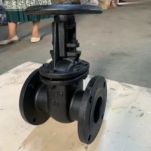 Russian Standard Cast Steel WCB Gate Valve Rising Stem Manual Hard Seal Flange GOST Gate Valve Dn200 Pn16 thumbnail-5