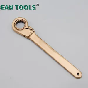 Aluminum Bronze Non-Sparking Self-Locking Wrench 46 Mm, 360mm, Hardened Anti-Corrosion Surface thumbnail-1