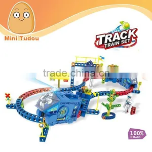 Track Train Set Block Education Toys for Children thumbnail-1