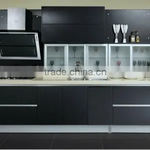 Black Pear Kitchen Cabinets 09B11 thumbnail-1