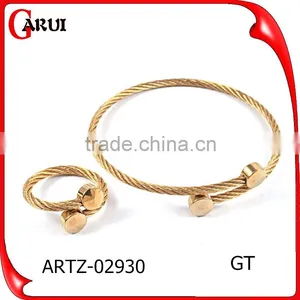 2016 Hot New Arrivals Bangles Stainless Steel Wire Bangle Bracelet Jewelry Sets 2016 thumbnail-1