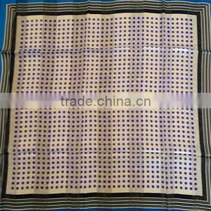 Ladies Woven Fashion Printed Silk Scarf thumbnail-1