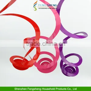 Coloured Hanging Swirls Party Decorations Multi Birthday Wedding Baby Shower thumbnail-3