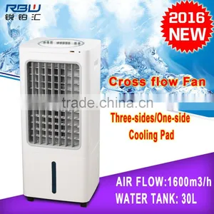 New Cross Flow Fan Rechargeable Low Power Consumption Evaporative Air Cooler With Multifunction thumbnail-2