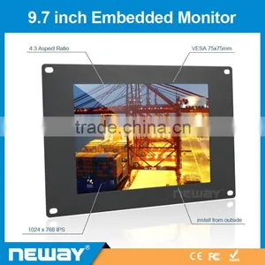 9.7 Inch 4:3 Open Frame Touch IPS KIOSK LCD Monitor With 5 Wires Resistive thumbnail-1