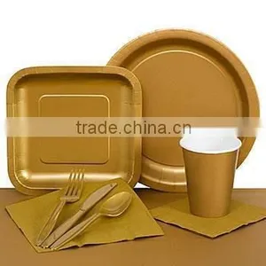 Wholesale Outdoor Disposable Plastic Dinner Tableware Set thumbnail-2