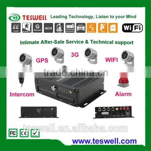 4ch Dual SD Card Mdvr 3G,GPS,WIFI Gps Tracking System thumbnail-1