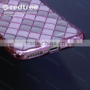 Popular Electroplate Grid Cell Phone Cases for Samsung Galaxy s6 thumbnail-4