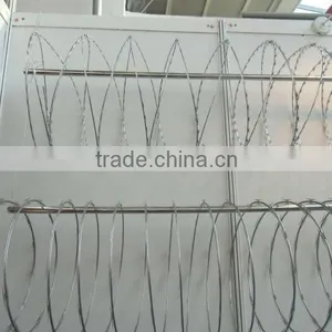 Cross Razor Concertina Razor Barbed Wire (high Quality) thumbnail-1