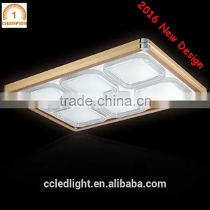 2016 New Design Square Led Ceiling Lights Flush Mounted Fixture Lights for Living Room Bed Room 30WX2 thumbnail-5