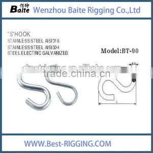 Factory Supply Best Sale BT-90 Stainless Steel S Hook With Competitve Price thumbnail-6