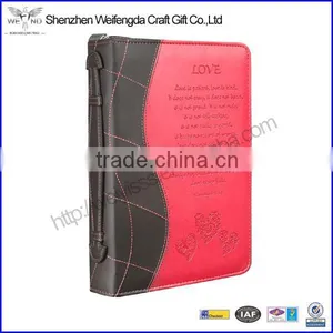 Fashion Style Leather Bible Tote Case Cover Zip Around thumbnail-1
