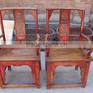 High Quality Solid Wood Living Room Chair/Carved Living Room Chair/High Quality Recliner Chair thumbnail-1