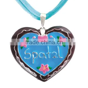 OEM German Bavarian Trachten Dirndl OKTOBERFEST Heart Edelweiss Bavarian Necklace thumbnail-1