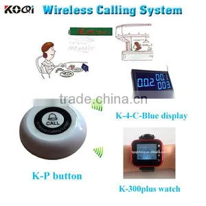 Restaurant Service Calling System With Table Pressing Button for Call to Center thumbnail-1