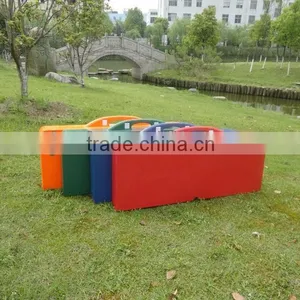 Portable Plastic Folding Picnic Table and Chairs thumbnail-6