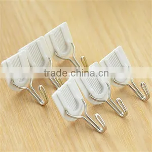 M052 6pcs Wholesale Adhesive Sticky Hooks thumbnail-2