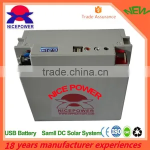 New! New Product! 12v20ah Multi-function USB Battery Power Station Use for Camping thumbnail-1