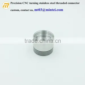 CNC Machining Precision Stainless Steel Thread Connector thumbnail-1