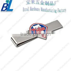 Classic Metal Sports Tie Clip With Enamel Piece thumbnail-1