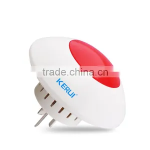 Wireless Flashing Indoor Flash Siren Strobe Siren for KERUI Alarm System Alarm Siren Burglar Siren thumbnail-3