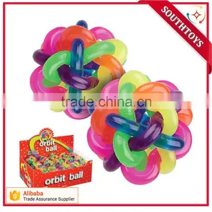 New Arrival Light Up Flashing Orbit Ball Rainbow Ball Toy for Kids thumbnail-3