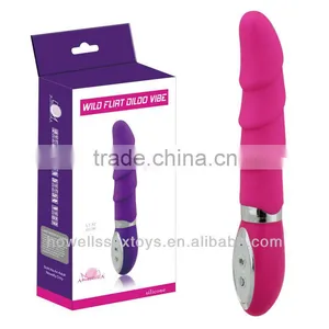 Wild Flirt Dildo Vibe Sex Toys,Best Sex Products, Silicone Vibrator for Women Quality Choice Most Popular thumbnail-1