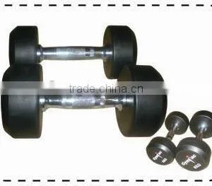 High Quality Rubber Hex Dumbbell thumbnail-1