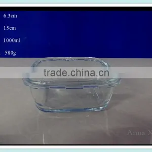Xuzhou Supply Rectangle Glass Fruit Plates thumbnail-3