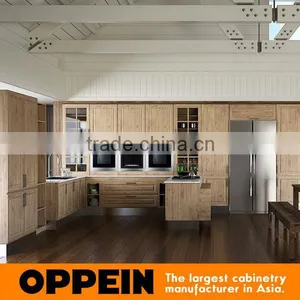 Custom Modern PVC Wooden Kitchen Furniture thumbnail-2
