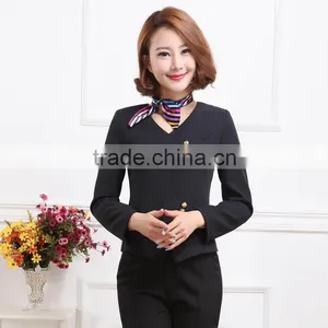 2015 New Arrival Ladies Elegant Business Suit Uniform Sets thumbnail-3