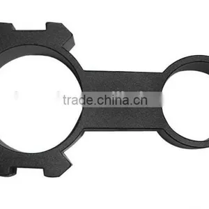 2015 Gun Accessory Tactical Riflescope Gun Scope Laser Light Torch Double Rings Mount thumbnail-1