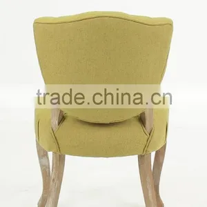 Classic New Design Button Fabric Side Chair/ Wedding Chair/Coffee Chair (CH-273-OAK ) thumbnail-3