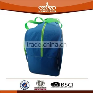 Solid Blue 600D Trolley Travle Bag thumbnail-5