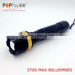 1W Powerful Led Mechanical Zoom In-out Flashlight Powered by 2D Batteries thumbnail-1
