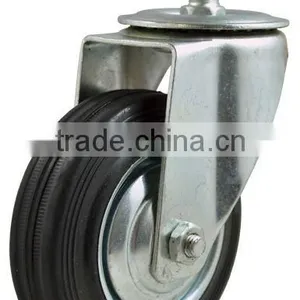 Black Rubber Caster thumbnail-5