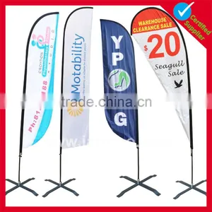 Portable Screen Printing Promotion Teardrop Flag Banner thumbnail-2